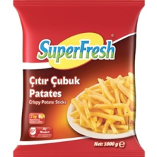 SUPERFRESH PATATES ÇITIR ÇUBUK 1000 GR