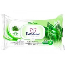 PAPİLİON ISLAK HAVLU ALOE VERA 100LÜ